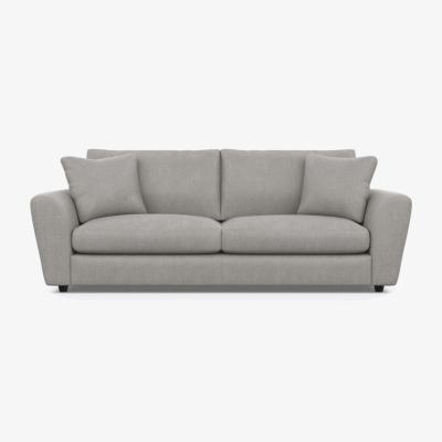 Heal's Heal's Snooze 5 Seater Sofa Smart Luxe Velvet Nickel Black Feet - Heal's UK Furniture