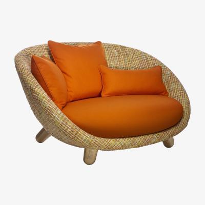 Made in Design Love Straight sofa by Moooi Orange/Multicoloured