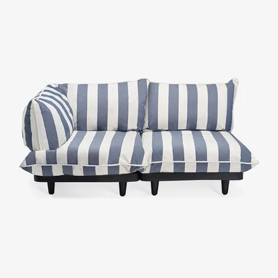 Made in Design Paletti set Straight sofa - / 2 seats - Left-hand armrest / L 180 cm by Fatboy Blue