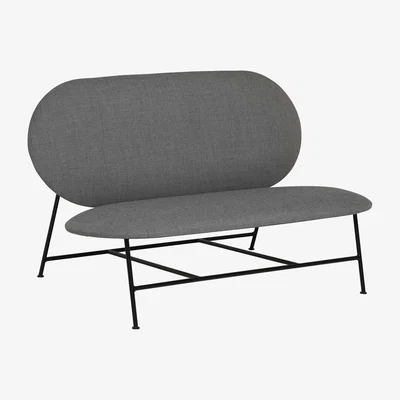 Made in Design Oblong Straight sofa - / L 120 cm by Northern Grey