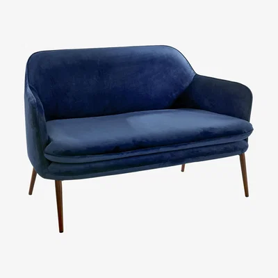 Made in Design Charmy Straight sofa - L 128 cm by Pols Potten Blue
