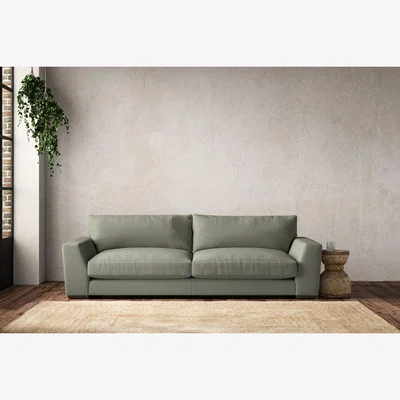 Nkuku Nkuku Guddu Sofa | Make To Order | Grand | Recycled Cotton Seaspray