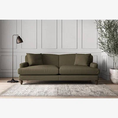 Nkuku Nkuku Deni Sofa | Make To Order | Grand | Recycled Cotton Fatigue