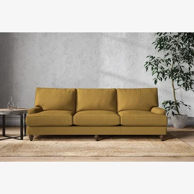 Nkuku Nkuku Marri Sofa | Make To Order | Super Grand | Recycled Cotton Ochre