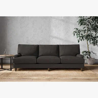Nkuku Nkuku Marri Sofa | Make To Order | Super Grand | Brera Linen Espresso