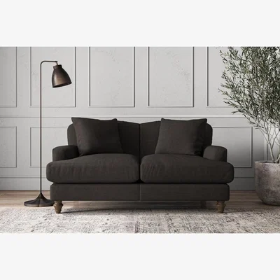 Nkuku Nkuku Deni Sofa | Make To Order | Small | Brera Linen Espresso