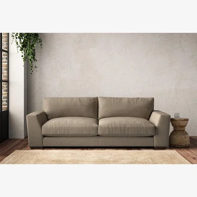 Nkuku Nkuku Guddu Sofa | Make To Order | Large | Brera Linen Pebble