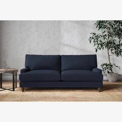 Nkuku Nkuku Marri Sofa | Make To Order | Large | Brera Linen Indigo
