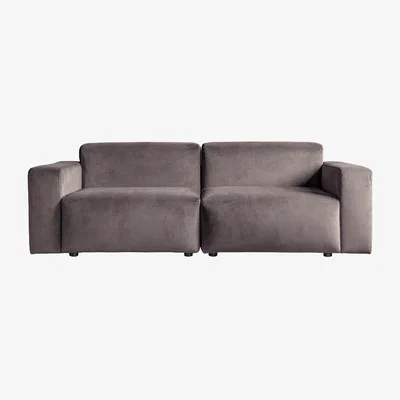 Olivia's Olivia's Cara Modular Sofa Placido Truffle / Extra Seat Section