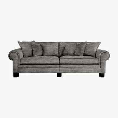 Olivia's Duresta Coco Modena Grand Split Sofa / Regency Grey