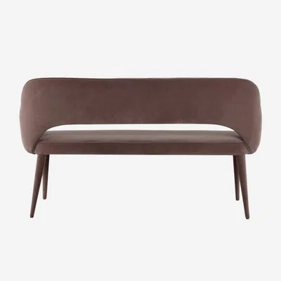 Olivia's Andrew Martin Bench Sofa Xanthe Brown