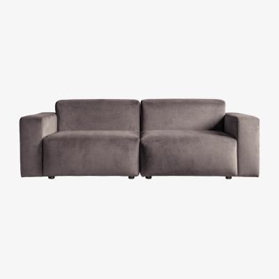 Olivia's Olivia's Cara Modular Sofa Placido Truffle / Footstool