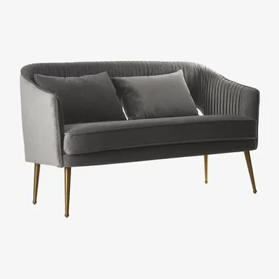 Olivia's Olivia's Sofa Hanna Velvet Grey | Outlet
