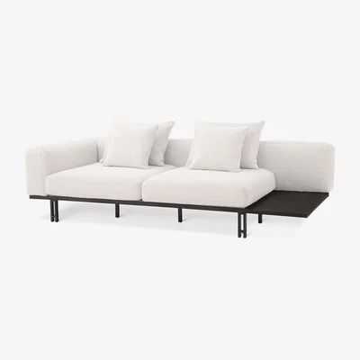 Olivia's Eichholtz Horace Sofa in Lyssa Off-White - Left
