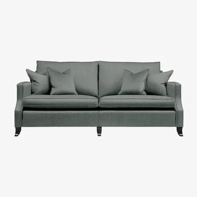 Olivia's Duresta Amelia Lindale 2 Cushion Classic Back Grand Sofa / Powder