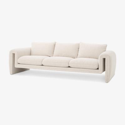 Olivia's Eichholtz Tondo Sofa in Bouclé Cream