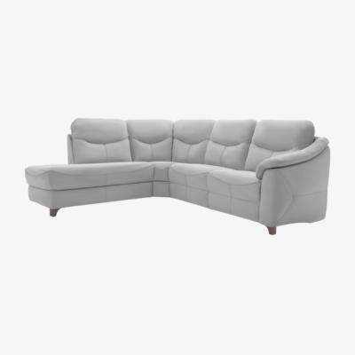 Downtown G Plan Jackson Leather 3 Seat RHF Corner Sofa W/Chaise