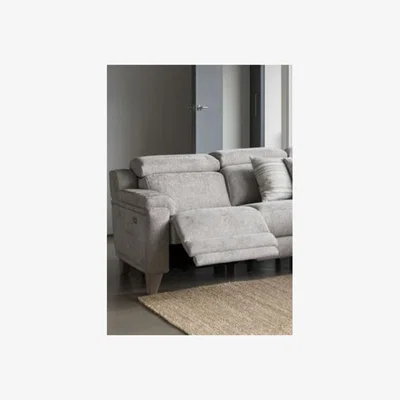 Downtown Parker Knoll Evolution Design 1701 Leather LHF Single Power Recliner End Unit