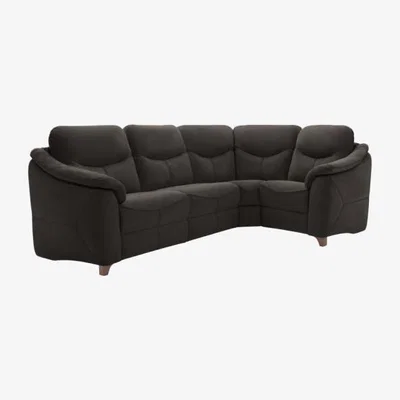 Downtown G Plan Jackson Leather 3 Fixed 1 Manual Recliner Sofa LHF