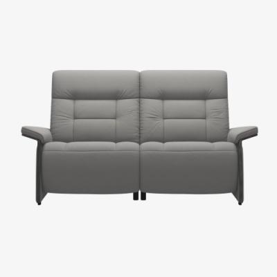 Downtown Mary 2S 2 Power In Paloma Silver Grey/Grey Wood Arm