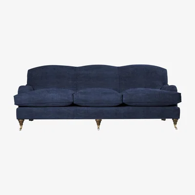 Perch and Parrow Delcor Chelsea Extra Large Sofa in Blue Lavender