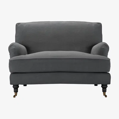 Sofa.com Bluebell Loveseat in Monsoon Brushed Linen Cotton - sofa.com