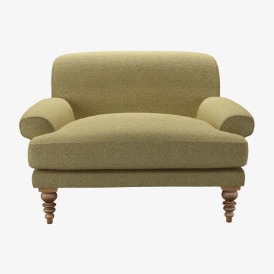 Sofa.com Saturday Loveseat in Lemongrass Plush Tweed Boucle - sofa.com