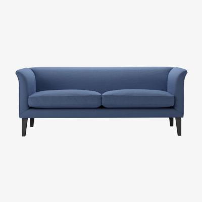 Sofa.com Fingal 2.5 Seat Sofa in Oxford Blue Brushed Linen Cotton - sofa.com