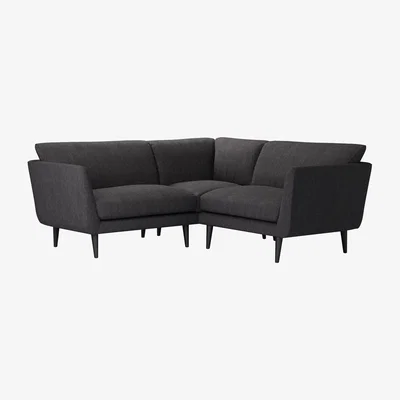 Sofa.com Holly Extra Small Corner Sofa in Cadet Soft Chenille - sofa.com