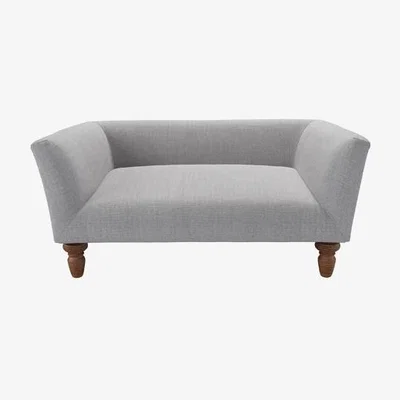 Sofa.com Cecil Small Dog Bed in Cobble Brushed Linen Cotton - sofa.com