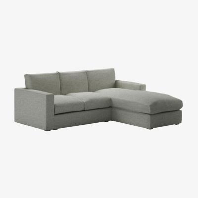 Sofa.com Stella Medium RHF Chaise Sofa in Grey Marl Highland Tweed - sofa.com
