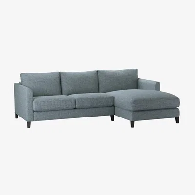 Sofa.com Izzy Small RHF Chaise Sofa in Hydrangea Highland Tweed - sofa.com