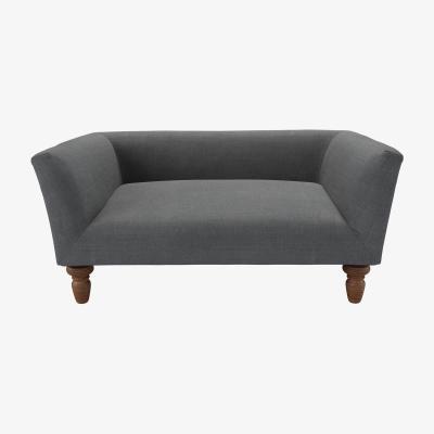 Sofa.com Cecil Small Pet Bed in Monsoon Brushed Linen Cotton - sofa.com