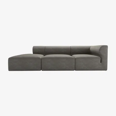 Sofa.com Nearly New Cohen LHF Modular Sofa in Coin Soft Chenille - sofa.com