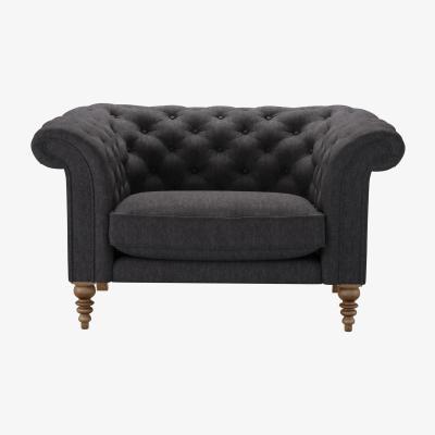 Sofa.com Oscar Loveseat in Cadet Soft Chenille - sofa.com