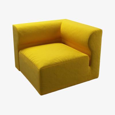 Sofa.com Cohen Corner Unit in Canary Cotton Matt Velvet - sofa.com