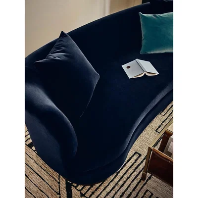 Soho Home Clovelly Sofa, Indigo Velvet UK