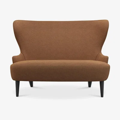 Tom Dixon Tom Dixon - Micro Wingback Sofa Black Leg Melange Nap 0351