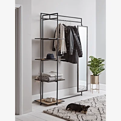 Cox and Cox Wood & Metal Clothes Rail