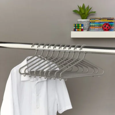 Dunelm Set of 10 Kids Plastic Hangers