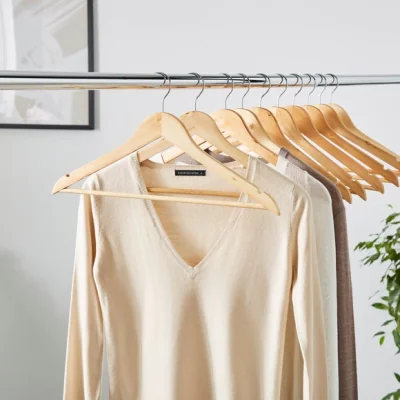 Dunelm Set of 20 Wooden Hangers