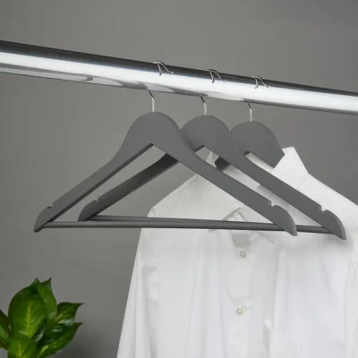 Dunelm Set of 3 Soft Touch Hangers