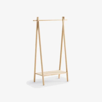La Redoute Selfrid Solid Oak Clothes Rail