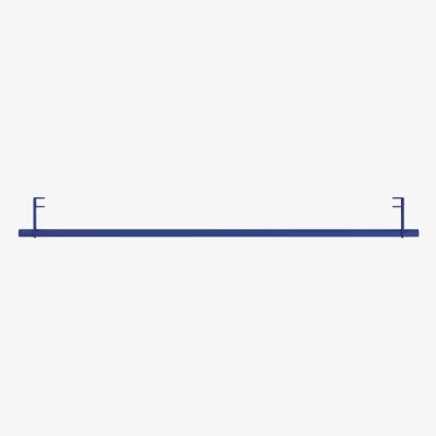 Made in Design Accessory metal blue / Clothes rail for Shelving System - L 85 cm - MOEBE