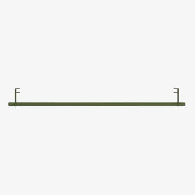 Made in Design Accessory metal green / Clothes rail for Shelving System - L 85 cm - MOEBE