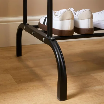 The Range Heavy Duty Clothes Rail With Rack - Black