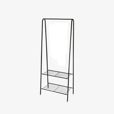 The Range Freestanding Metal Clothes Rail - Black