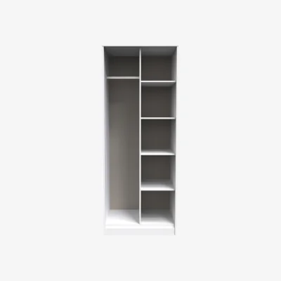 The Range Pixel Ready Assembled Tall Open Wardrobe - Labrador Green & White