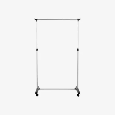 The Range Ralesi Chrome Clothes Rail with Wheels - Silver