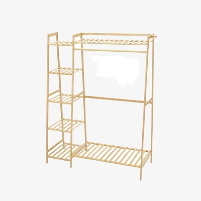 The Range HomeScape Freestanding Bamboo Clothes Rack - Wood Colour